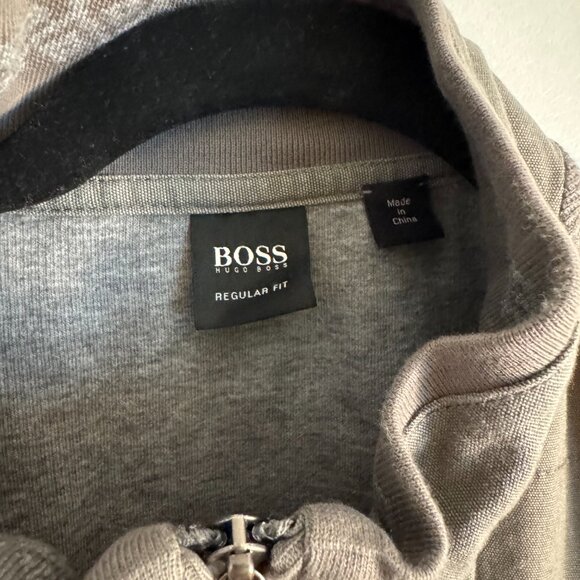 Boss zip up sweater - Grey - Picture 3 of 10